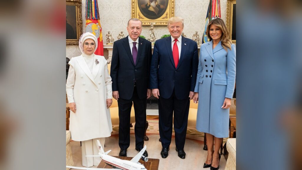 First lady pictured in Trump's post alongside Abdul El-Sayed