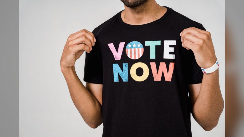 Vote Blue No Matter Who, Centrist Democratic coalition discipline slogan that circulated since at least 2016.