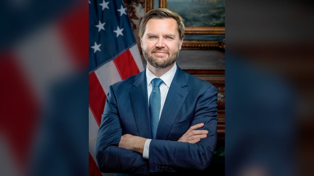 JD Vance, Republican candidate who used an anti-fraud event to campaign against El-Sayed.