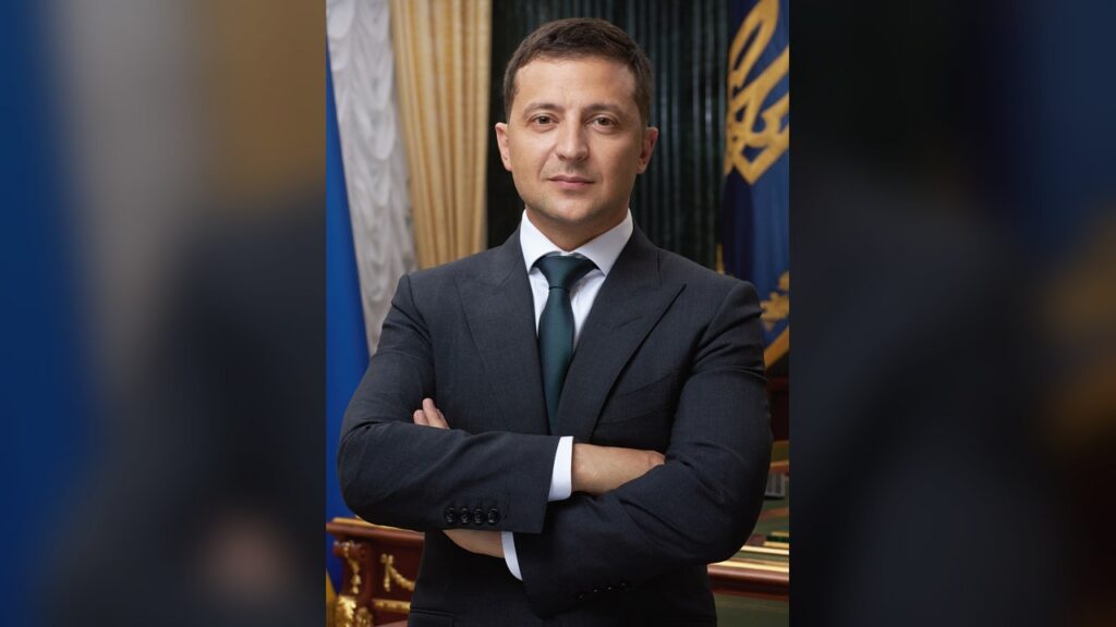 Volodymyr Zelensky, Ukrainian president whose term expired in May 2024.