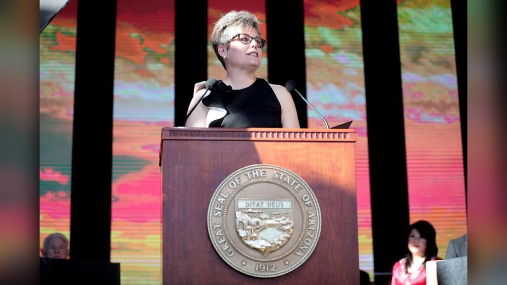Arizona Democratic governor Katie Hobbs announced John Giles as her running mate for lieutenant governor.