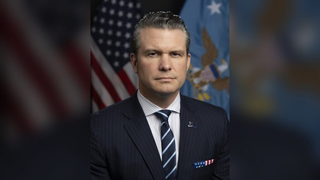 Pete Hegseth, Pentagon official who revoked Frank Kendall's security clearance.