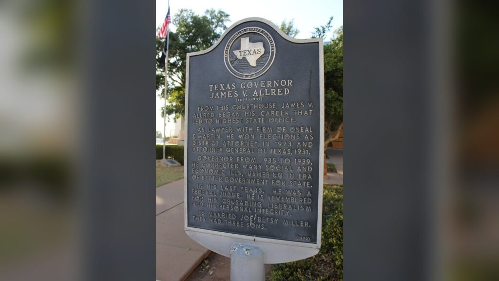 The lawsuit and settlement occurred in a federal courthouse in Wichita Falls, Texas.