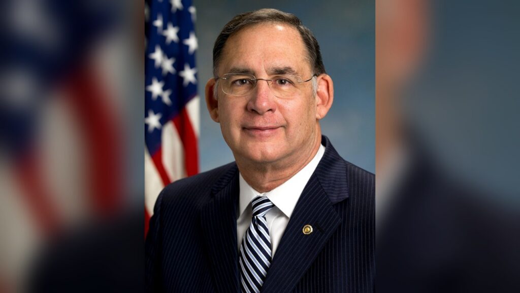 John Boozman, Arkansas Republican running the Agriculture Committee who cast McConnell's votes by phone.