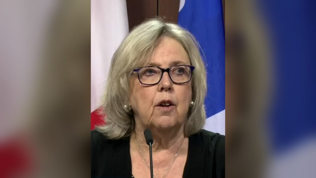 Green Party Leader Elizabeth May will table a petition in the House of Commons.