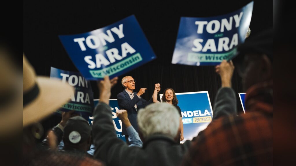 Tony Evers is the governor of Wisconsin who endorsed Crowley.