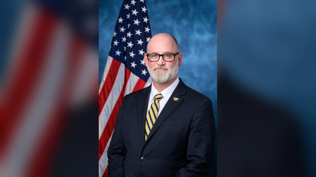 Derrick Van Orden, Republican incumbent who lost the 2024 general election by less than three points.