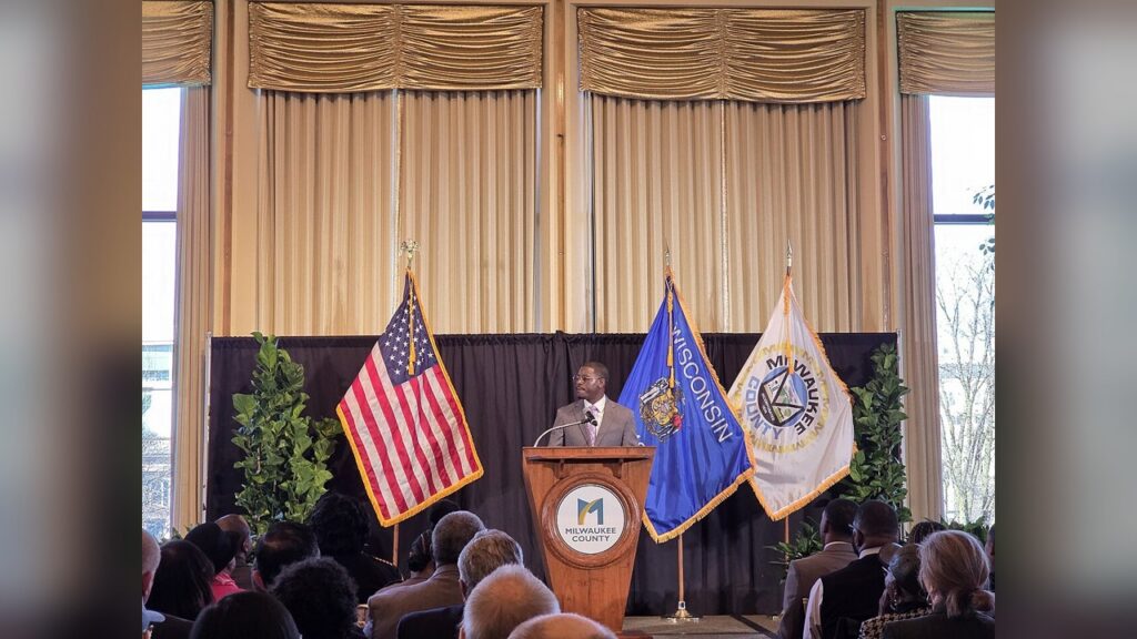 David Crowley, Milwaukee County Executive who dropped out and reentered race on July 17.