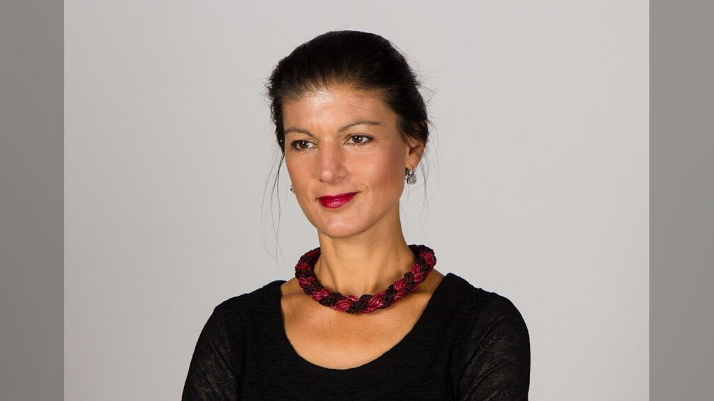Sahra Wagenknecht, German politician and founder of the BSW party.