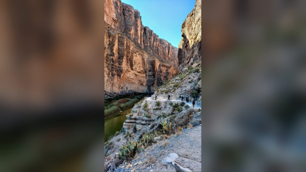 Santa Elena Canyon is a deep gorge in Big Bend National Park.
