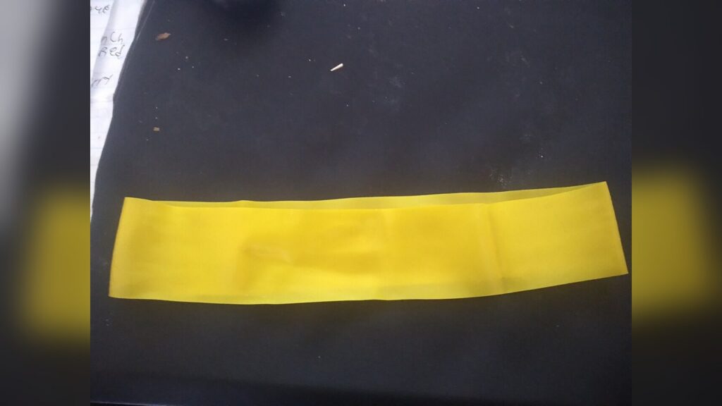 Exercise bands used to strangle the three children.