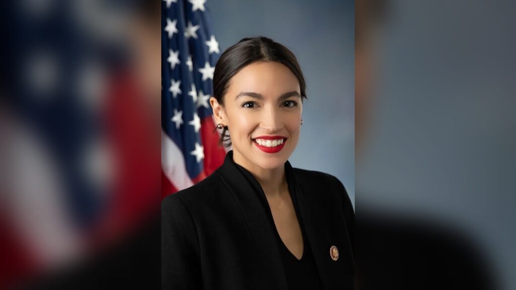 Representative Alexandria Ocasio-Cortez, a Democratic congresswoman from New York.