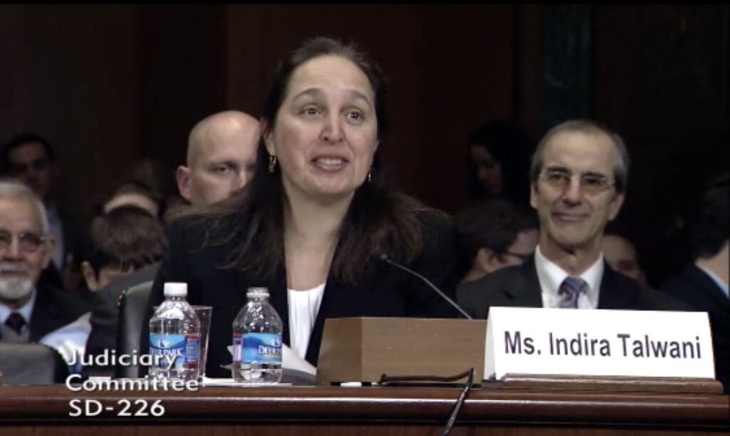 Indira Talwani, Federal judge in Massachusetts who blocked the U.S. Postal Service from implementing Section 3 of Trump's Executive Order 14399.