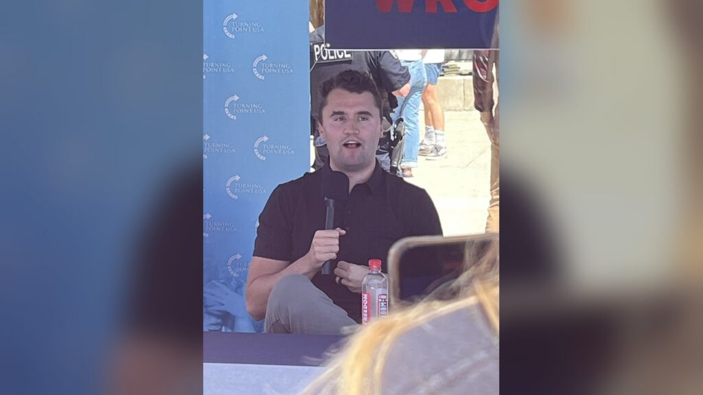 Charlie Kirk, conservative activist, was shot at Utah Valley University.
