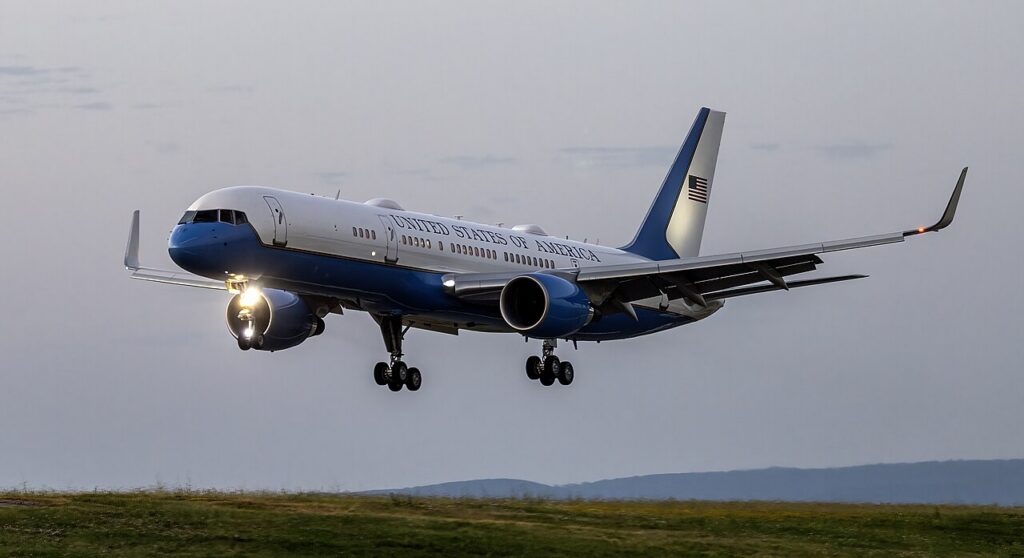 Air Force One served as a decoy plane while Trump boarded a different military aircraft.