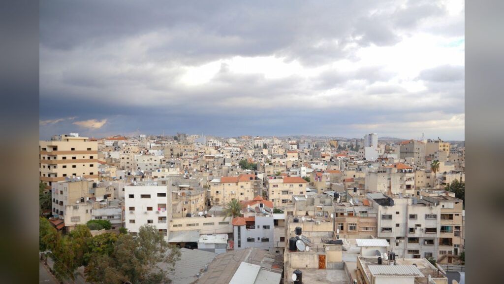 The West Bank village of Qusra where a Palestinian-American family is currently besieged by settlers.