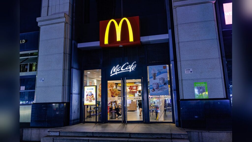 McDonald's dollar menu where families cannot afford a fast-food meal.