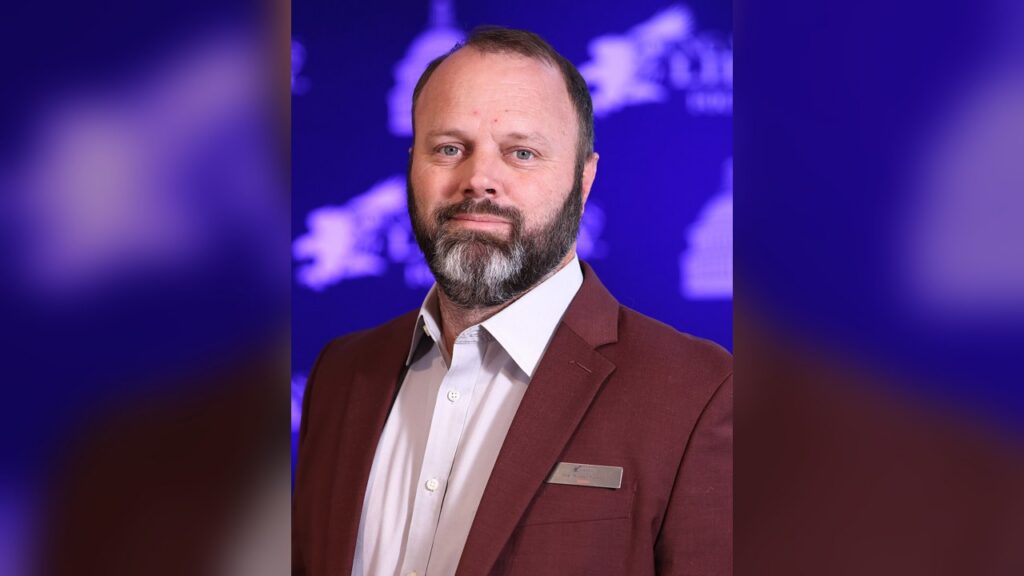 Texas state Rep. Wes Virdell, who walked out with a silencer alongside Brandon Herrera.
