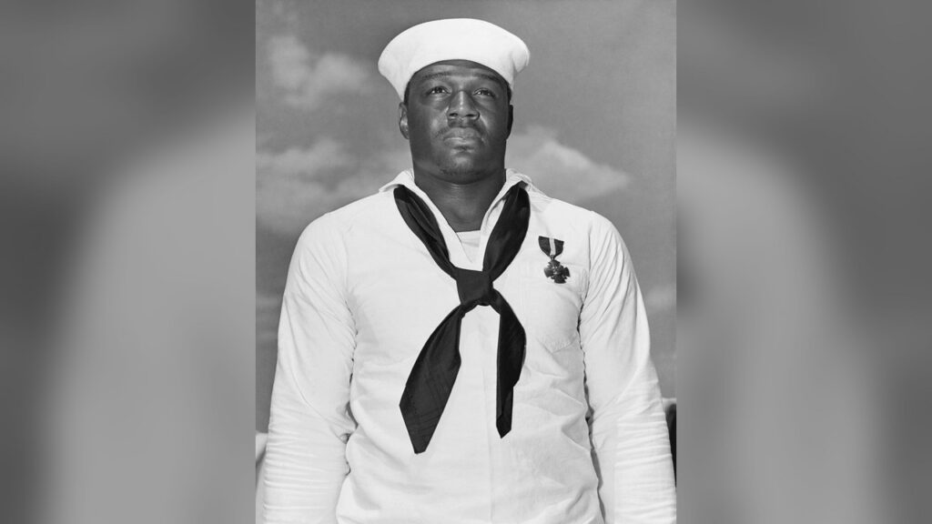 The USS Doris Miller aircraft carrier is already under construction when the order was issued.