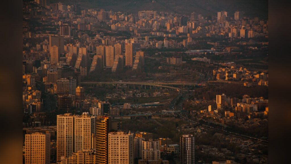 Residential building in Tehran's Pirouzi neighborhood hit by American airstrike