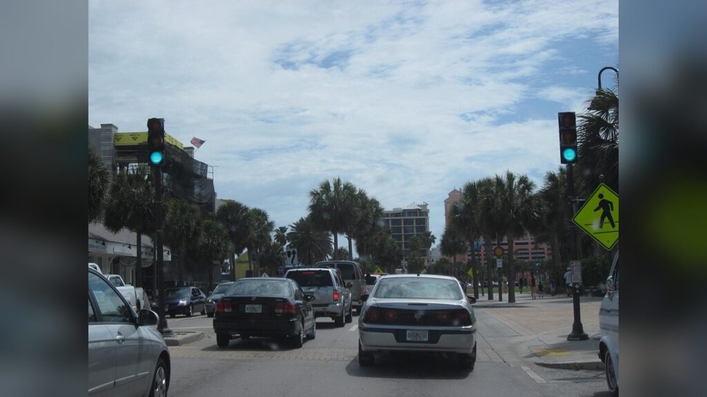 Florida, State where Republicans outnumber Democrats by 1.5 million registered voters.