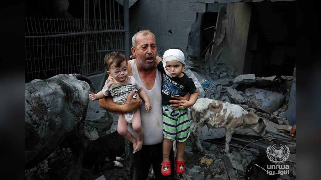 Nuseirat refugee camp struck by Israeli strike with one dead