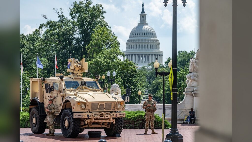 D.C. Safe and Beautiful, Name of the National Guard mission in Washington for over a year.