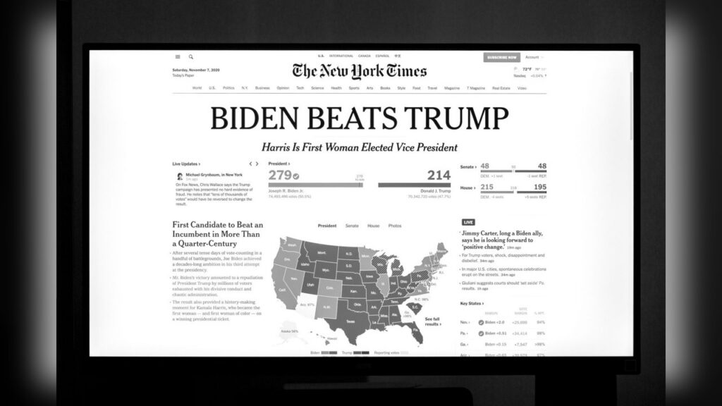 November coup d'État, Headline topic from The New Republic alleging Trump is planning a November coup.