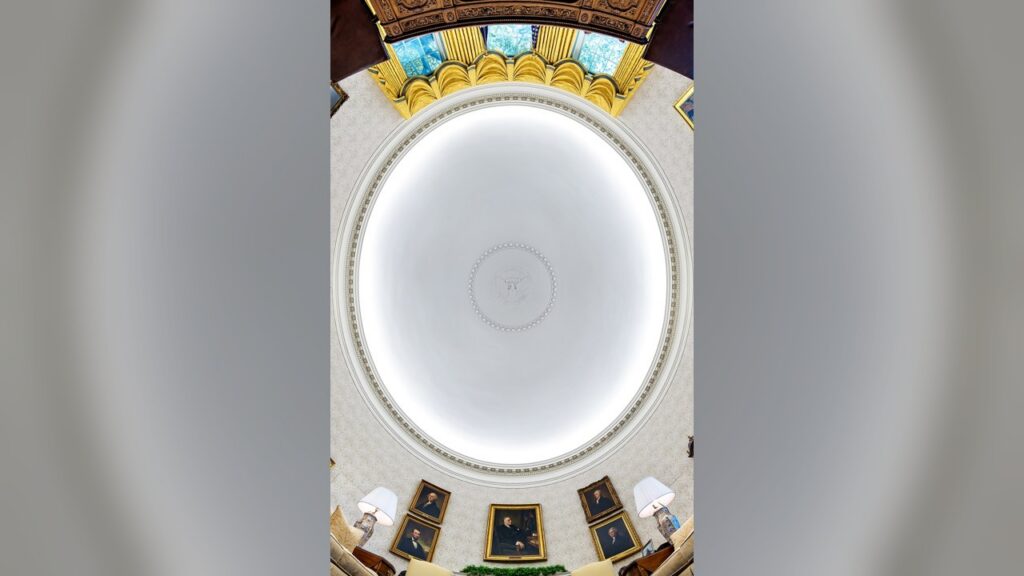 The Oval Office where President Trump referred to the media ban as an attack on the free press.