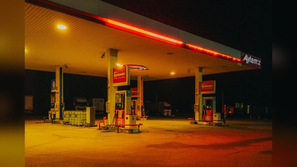 red-tinted diesel, Off-road dyed diesel fuel that is about 44 cents a gallon cheaper than standard taxed diesel.